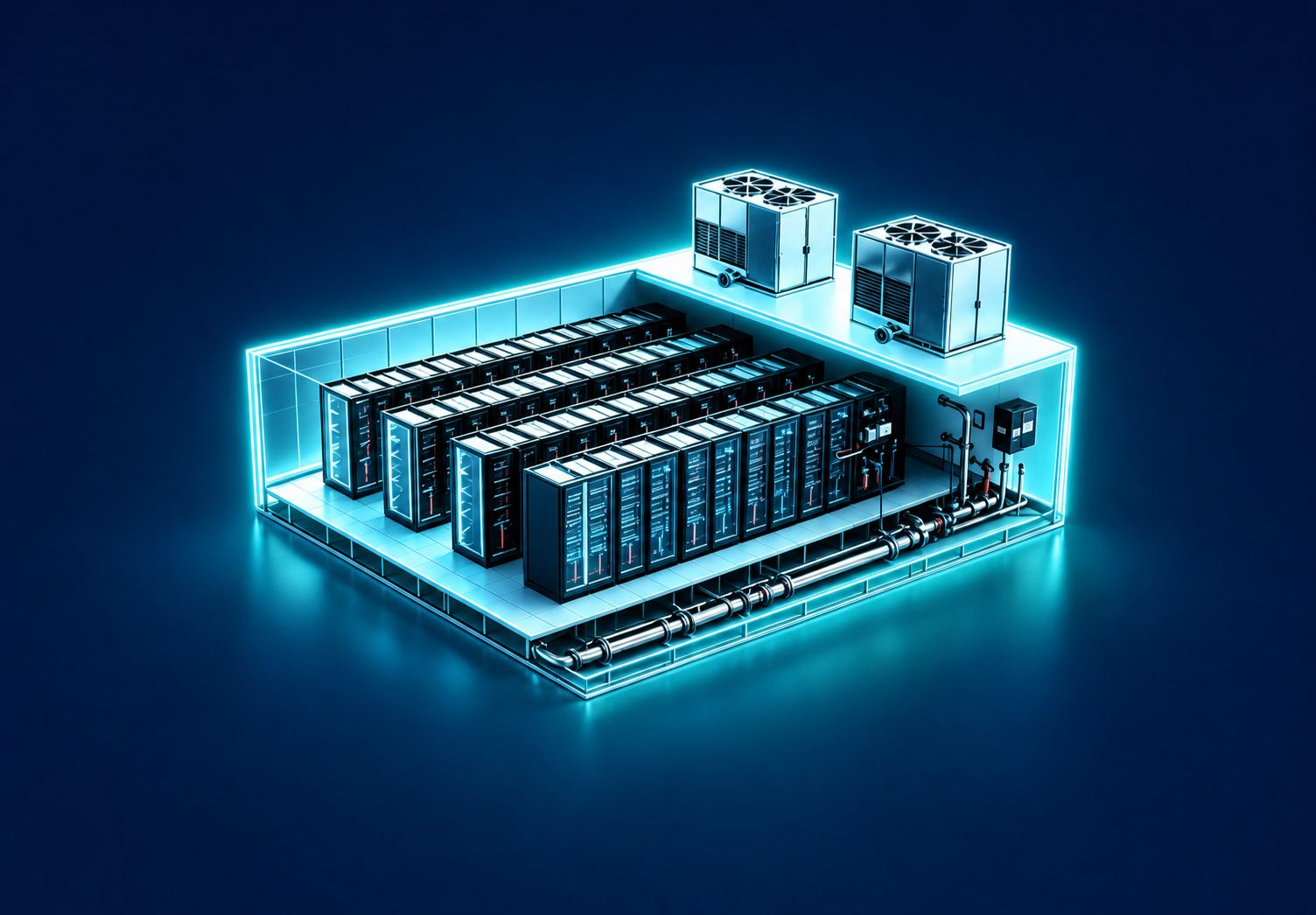 Integrated liquid cooling system architecture