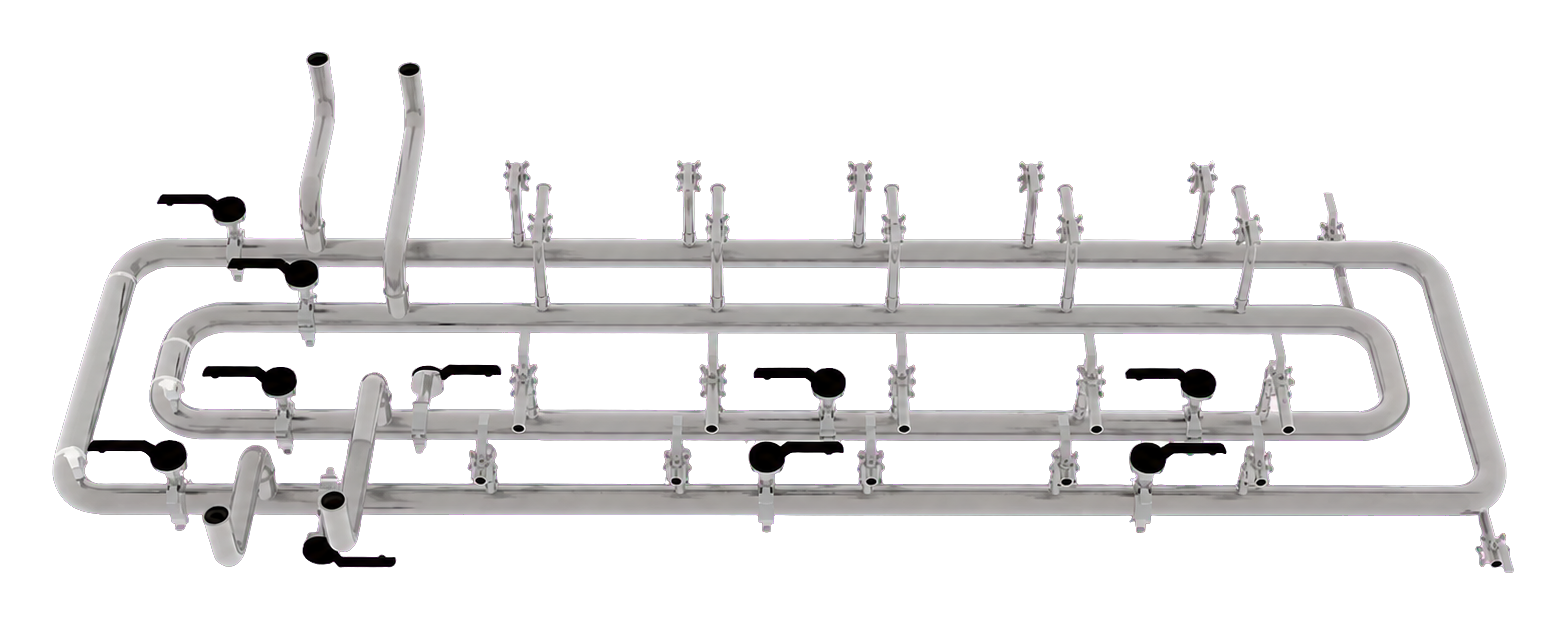 Prefabricated pipeline assembly